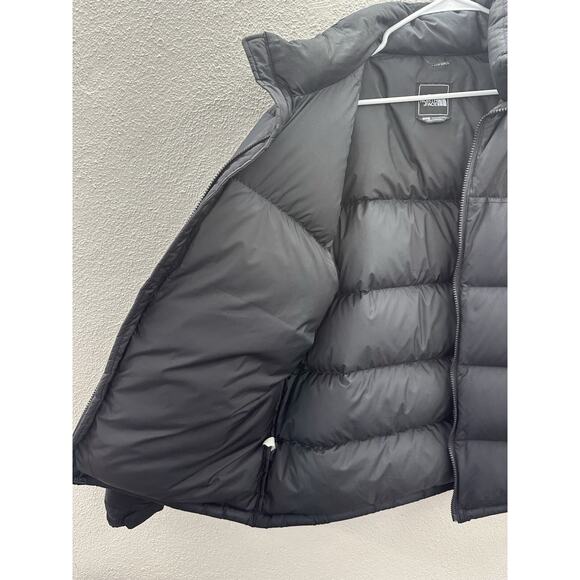 The North Face Mens Jacket Size Large Black Nuptse 700 Goose Down Puffer Zip Up - Picture 5 of 15